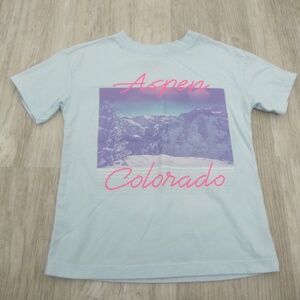 ASPEN COLORADO T SHIRT GIRLS XS CAT & JACK